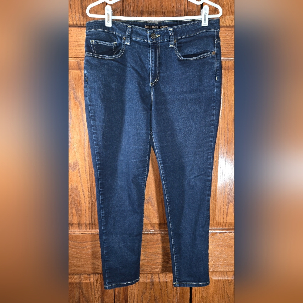 Michael Kors Dark Blue Ankle Jeans